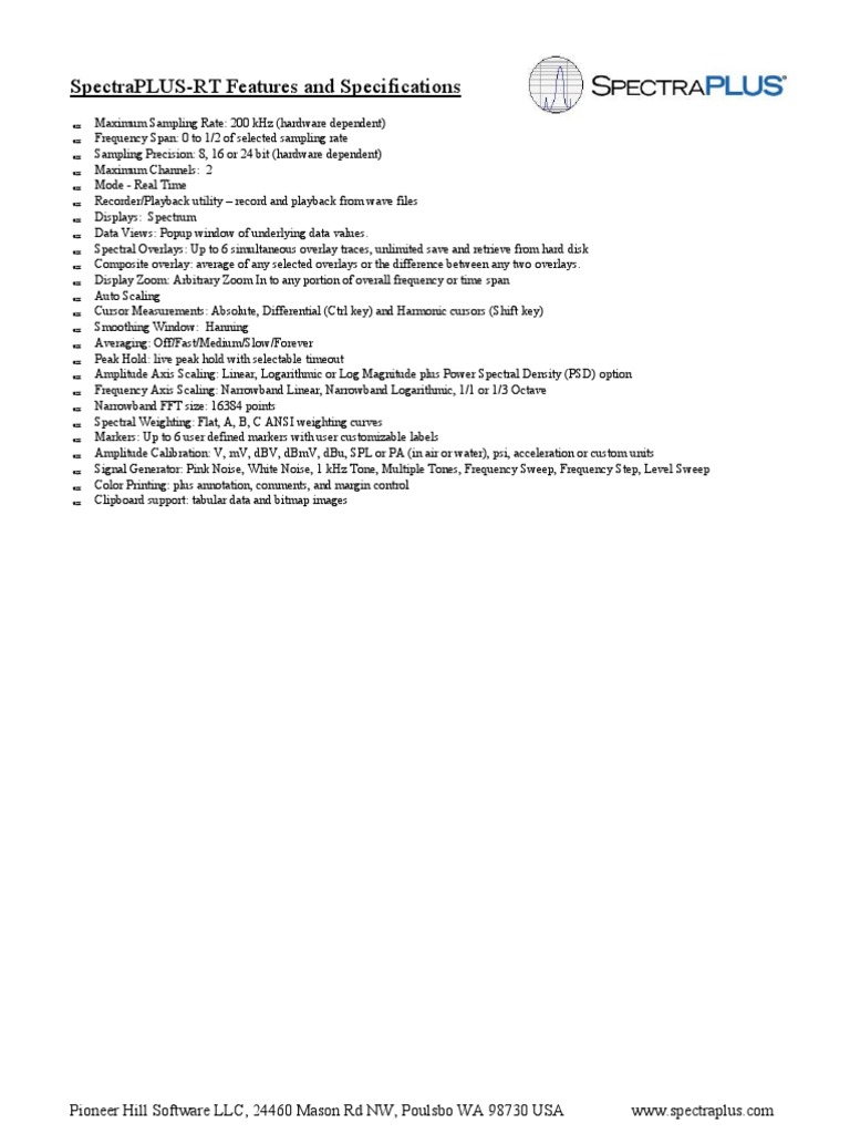 Audio Analysis Tool Features | PDF | Computers