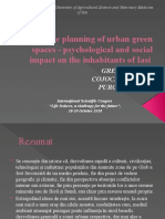 Landscape Planning of Urban Green Spaces - Psychological Impact