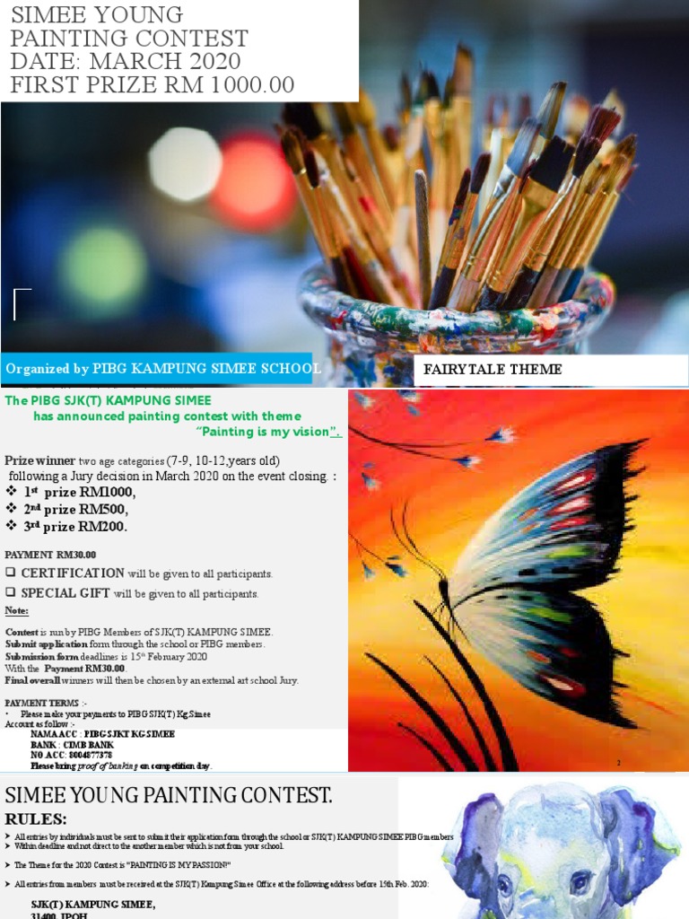 Simee Young Painting Contest 2020 | PDF | Paintings