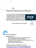 Wiser:: Electronic Resources For Research