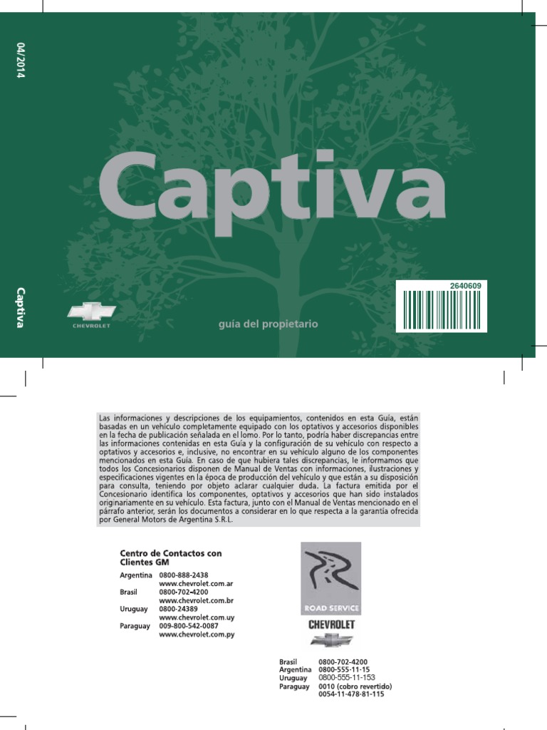 2014 CAPTIVA MANUAL intelligence overview