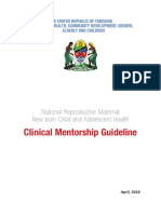 Clinical Mentorship Guideline