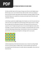 Difference Between CCD and CMOS