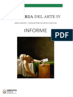 Historia Del Arte IV - Informe 2020. 2