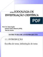 METOGOLIGA DE INVESTIGAÇÃO CIENTIFICA ( ISP JEAN PIAGET DE BENGUELA)