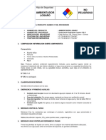 MSDS Ambientador Losaro PDF