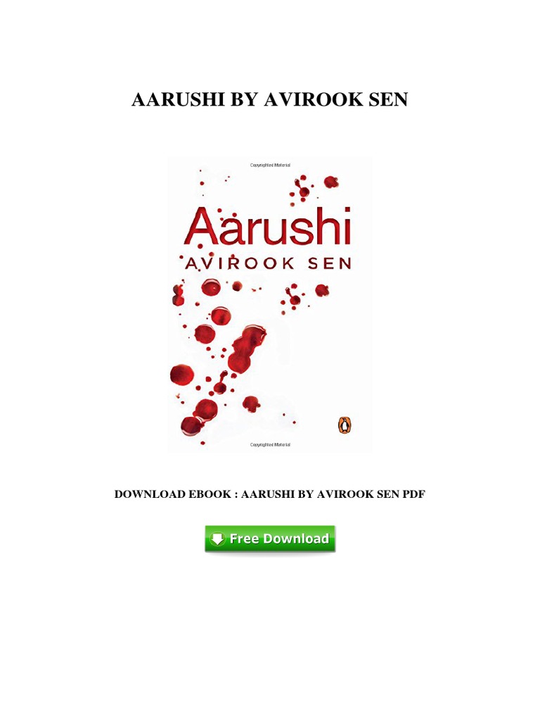 aarushi avirook sen pdf free download