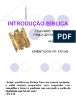 Introdução Bíblica