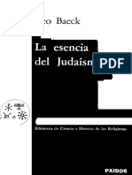 Baeck Leo Judio La Esencia Del Judaismo Afr Pai Biblioteca De Ciencias Biblicas E Historia De Las.pdf