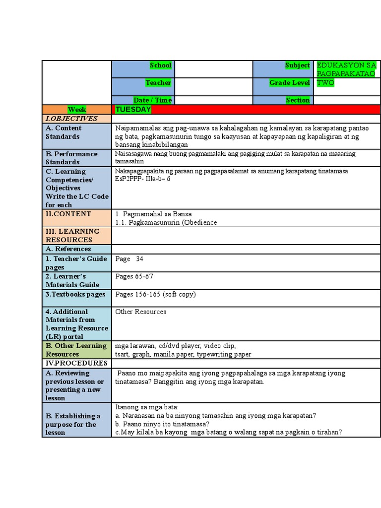 I Objectives | PDF