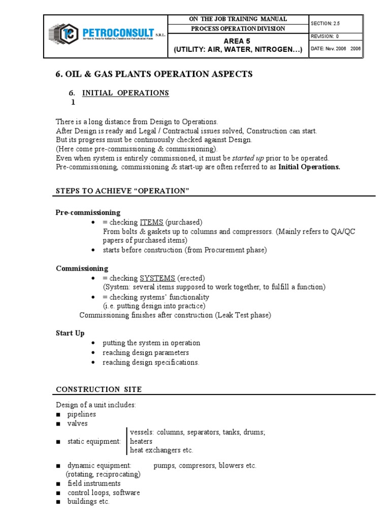 Oil and Gas Plants Operation Aspects | Programmable Logic Controller | Scada