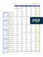 Calendario Semanal 2020