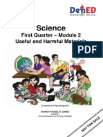 Science: First Quarter - Module 2 Useful and Harmful Materials