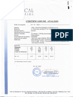 Cert. Analisis de Escoria