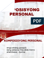 Lec3 KOMPOSISYONG PERSONAL