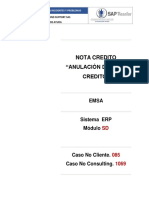 Anular Nota Credito