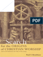 Origins Christian Worship: For The of