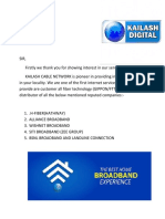 Quotation For New Internet Connection PDF