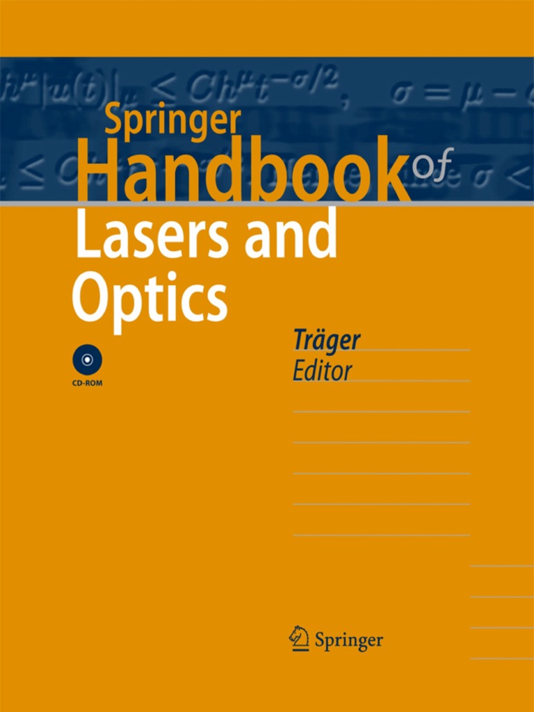 Frank N. Trager Springer Handbook of Lasers and OpticsSpringer (2007