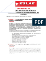 Examen #03 Gestion Publica