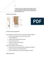 Definición Punción Lumbar