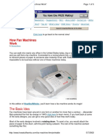 How Fax Machines Work: The Basic Idea