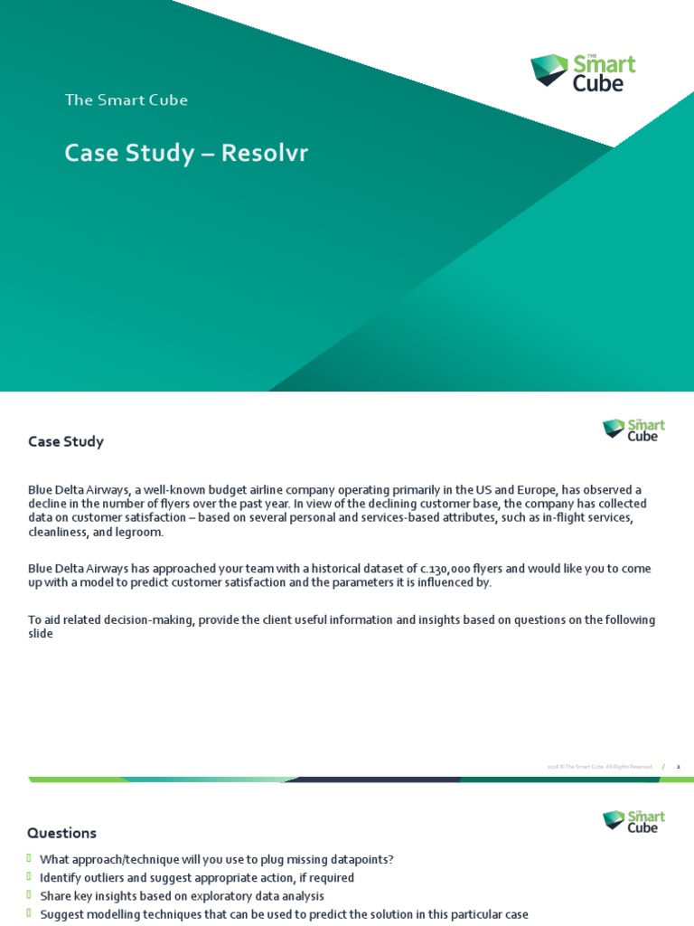 Case Study - Resolvr: The Smart Cube | PDF | Analytics | Case Study