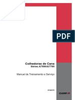 Manual de treinamento e serviços - Colhedoras de cana CASE I