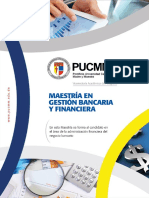 Brochure Maestría en Gestión Bancaria y Financiera