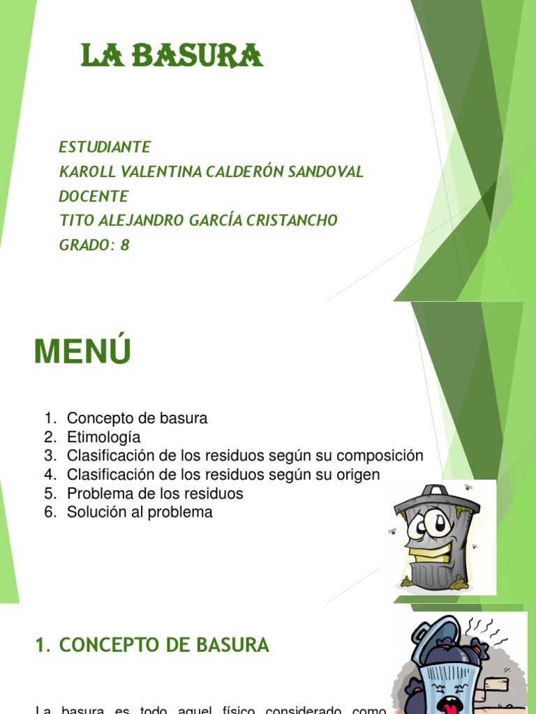 Problemas y soluciones de la basura | PDF | Residuos | Naturaleza