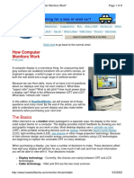 How Computer Monitors Work: The Basics