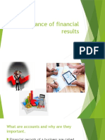 Importance of Financial Results