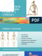 SISTEMA ESQUELÉTICO Clase 2