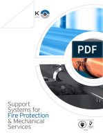 Support Systems For & Mechanical Services: Fire Protection