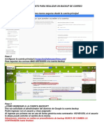 Procedimiento para Realizar Un Backup de Correo