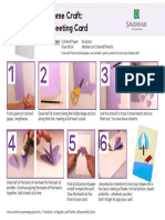 At Home 3D Card Instructions Sheet