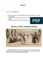 Text 9 History of The Armenian Dance