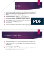 Inventory Turnover Ratio