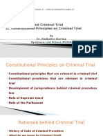 Constitutional Principles Criminal Trial