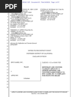 Epic Versus Apple - Apple's Counterclaim