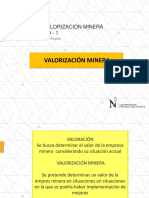 Semana 3. Valoracion y Funcionamiento de Mercados Mineros