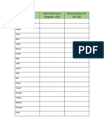 Past Simple Regular Verbs Exercise PDF