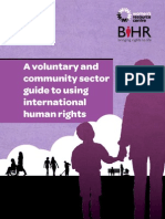 A Voluntary and Community Sector Guide To Using International Human Rights