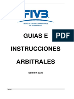 FIVB Guia Instrucciones Arbitrales 2020 PDF