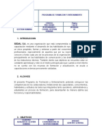 PRG-GH-001 Programa de Formacion y Entrenamiento