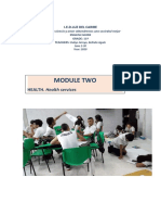 Module Two: HEALTH. Health Services