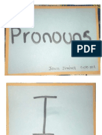 Fichas de Los Pronombres en Ingles