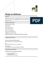 Shuja-ur-Rehman: Objective