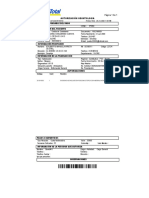 Autorización Odontologia: Documento: 1002186669