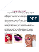 Drag Project: Louise Harris 14 April 2020 Beginning Makeup